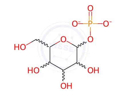 Chemical structure of GLUCOSE-1-PHOSPHATE DIPOTASSIUM SALT