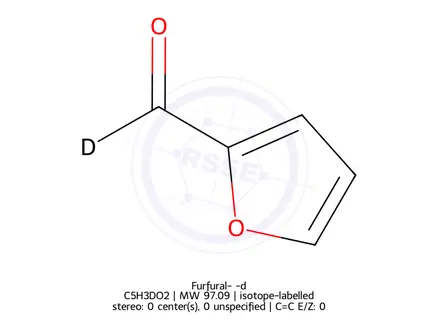 Chemical structure of Furfural-α-d