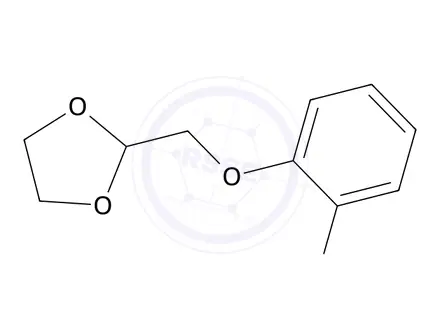 Chemical structure of 2-((2-Fluorophenoxy)methyl)-1,3-dioxolane