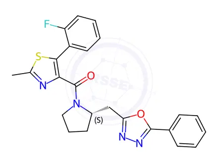 Chemical structure of SB 674042