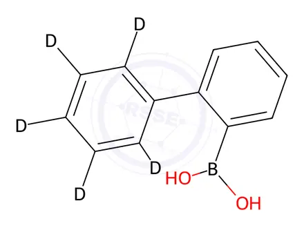Chemical structure of ([1,1'-Biphenyl]-2-yl-2',3',4',5',6'-d5)boronic acid