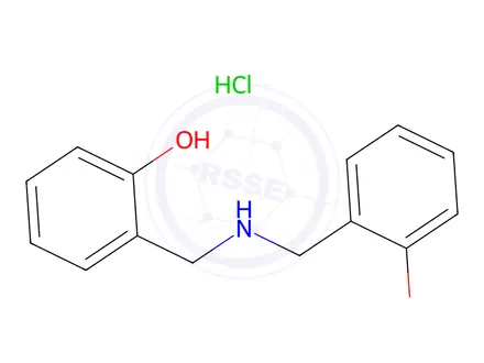 Chemical structure of 2,2'-(Azanediylbis(methylene))diphenol hydrochloride
