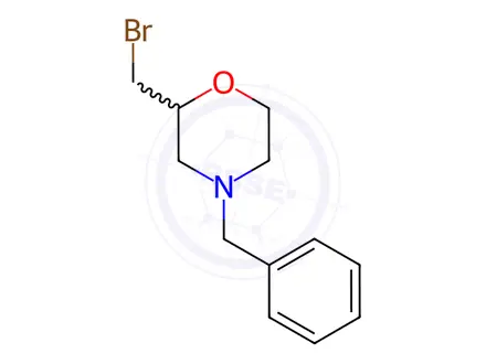 Chemical structure of 4-Benzyl-2-(bromomethyl) morpholine