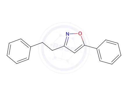 Chemical structure of 3-Phenethyl-5-phenylisoxazole