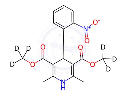 Chemical structure of Nifedipine D6