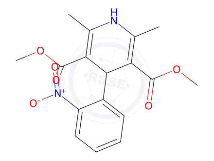 Chemical structure of Nifedipine