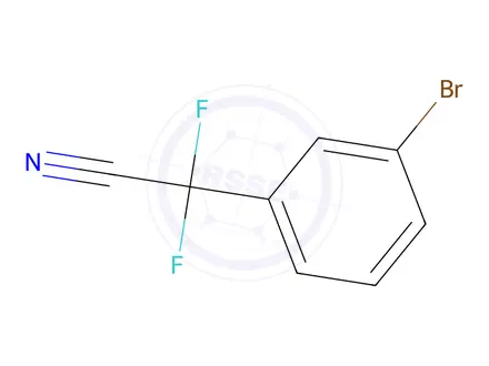 Chemical structure of 2-(3-Bromophenyl)-2,2-difluoroacetonitrile
