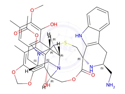 Chemical structure of Lurbinectedin Impurity 15