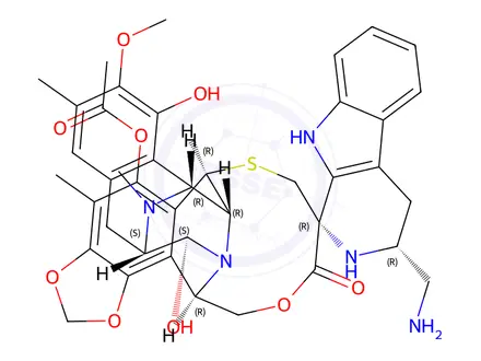 Chemical structure of Lurbinectedin Impurity 14