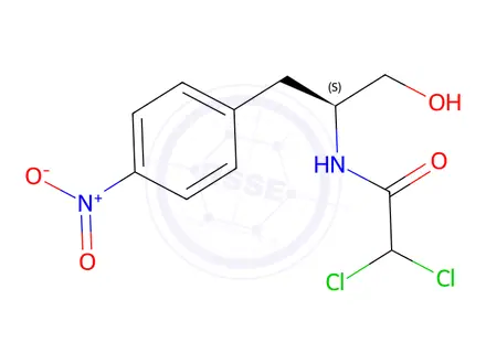 Chemical structure of 1-deoxychloramphenicol