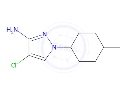 Chemical structure of 4-Chloro-1-(4-methylcyclohexyl)-1h-pyrazol-3-amine