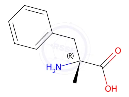 Chemical structure of α-Methyl-D-phenylalanine