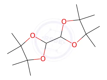 Chemical structure of 4,4,4',4',5,5,5',5'-Octamethyl-2,2'-bi[1,3-dioxolane]