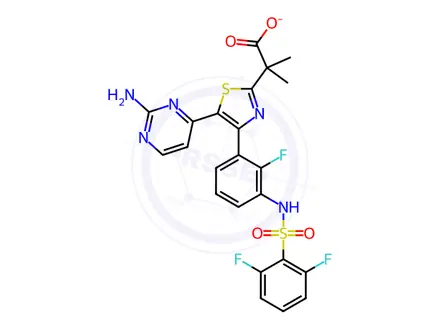Chemical structure of Dabrafenib Impurity 6 Disodium Salt