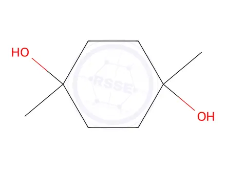 Chemical structure of cis-1,4-Dimethylcyclohexane-1,4-diol