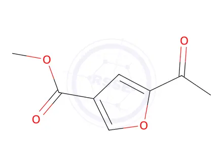 Chemical structure of methyl 5-acetylfuran-3-carboxylate