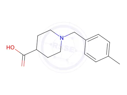 Chemical structure of 1-(4-Methylbenzyl)piperidine-4-carboxylic acid