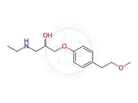 Chemical structure of Metoprolol Impurity A