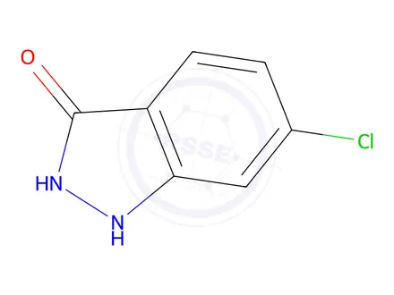 Chemical structure of 6-Chloro-3-hydroxy-(1H)-indazole