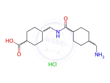 Chemical structure of Tranexamic Acid EP Impurity E Hydrochloride