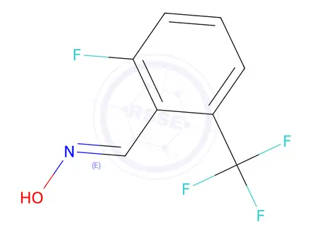 Chemical structure of Benzaldehyde, 2-fluoro-6-(trifluoromethyl)-, oxime