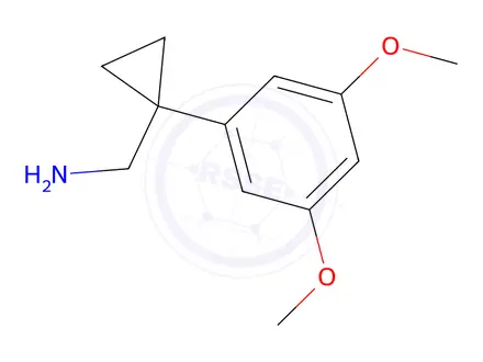 Chemical structure of (1-(3,5-Dimethoxyphenyl)cyclopropyl)methanamine