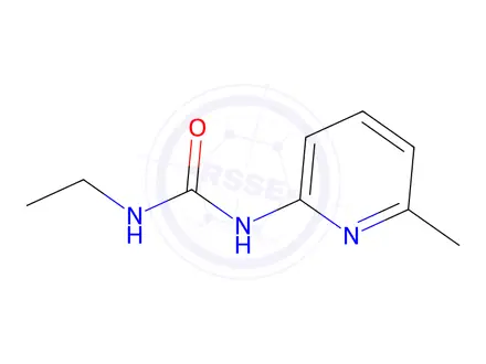 Chemical structure of 2-(3-ethylureido)-6-methylpyridine