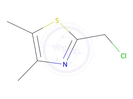 Chemical structure of 2-(Chloromethyl)-4,5-dimethyl-1,3-thiazole hydrochloride