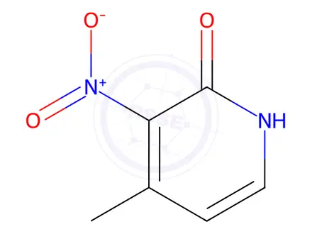 Chemical structure of 2-Hydroxy-4-methyl-3-nitropyridine