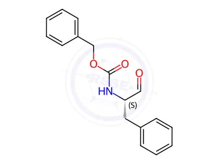 Chemical structure of Cbz-L-Phenylalaninal