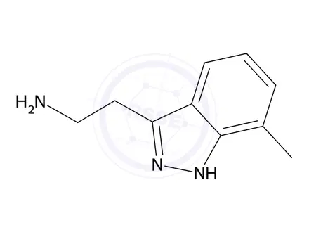 Chemical structure of 2-(7-Methyl-1H-indazol-3-yl)ethanamine