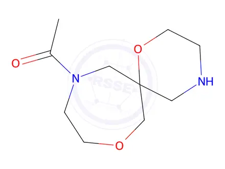 Chemical structure of 1-(1,8-Dioxa-4,11-diazaspiro[5.6]dodecan-11-yl)ethan-1-one
