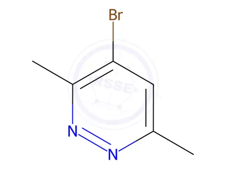 Chemical structure of 4-Bromo-3,6-dimethylpyridazine