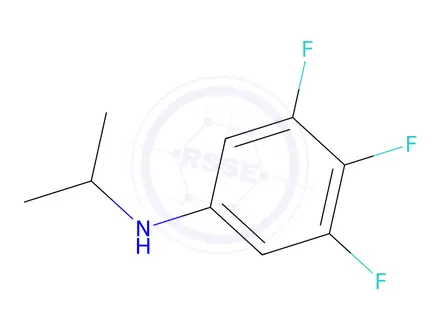 Chemical structure of 3,4,5-Trifluoro-N-isopropylaniline