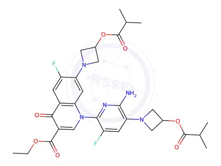 Chemical structure of Delafloxacin Impurity 25