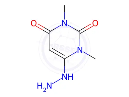 Chemical structure of 6-Hydrazino-1,3-dimethylpyrimidine-2,4(1H,3H)-dione