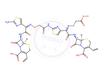 Chemical structure of Cefixime Impurity 72