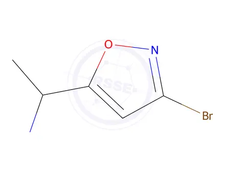 Chemical structure of (1S)-1-(3-bromo-1,2-oxazol-5-yl)ethan-1-amine