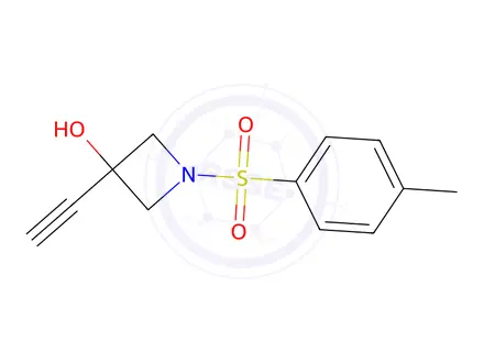 Chemical structure of 3-ethynyl-1-tosylazetidin-3-ol