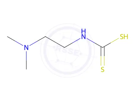 Chemical structure of 2-(Dimethylamino)ethyldithiocarbamic acid