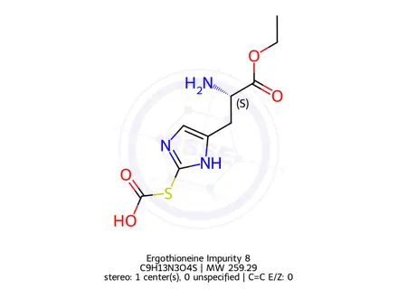 Chemical structure of Ergothioneine Impurity 8