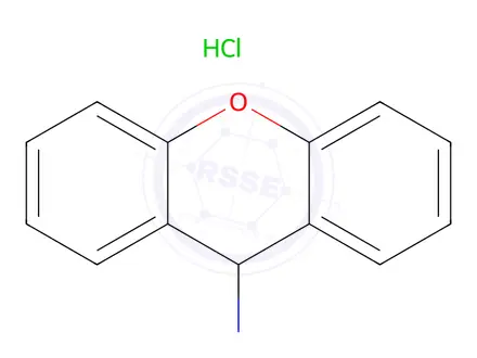 Chemical structure of 9H-xanthen-9-amine hydrochloride