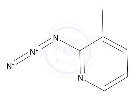 Chemical structure of 2-azido-3-methylpyridine