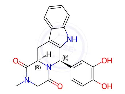 Chemical structure of Tadalafil Catechol