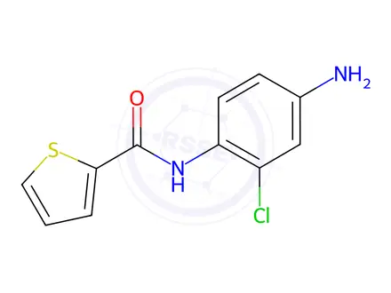 Chemical structure of N-(4-Amino-2-chlorophenyl)-2-thiophenecarboxamide