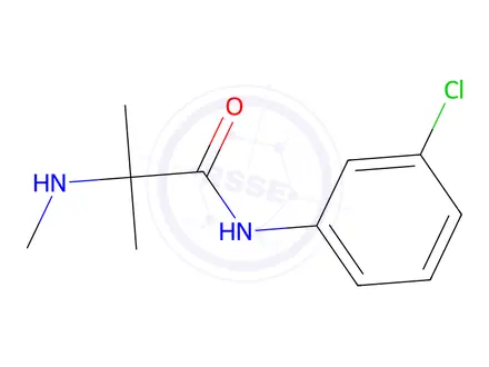 Chemical structure of n-(3-Chlorophenyl)-2-methyl-2-(methylamino)propanamide