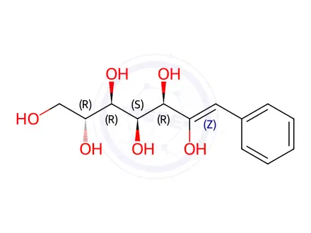 Chemical structure of benzylidene-D-glucitol