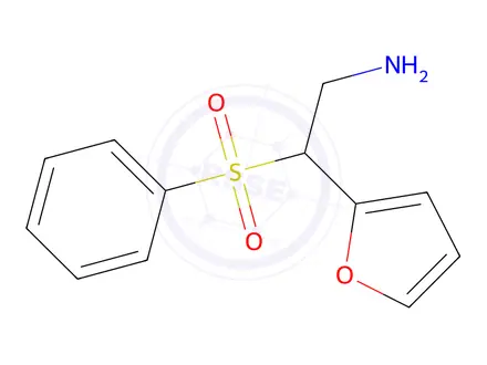 Chemical structure of 2-(Furan-2-yl)-2-(phenylsulfonyl)ethan-1-amine