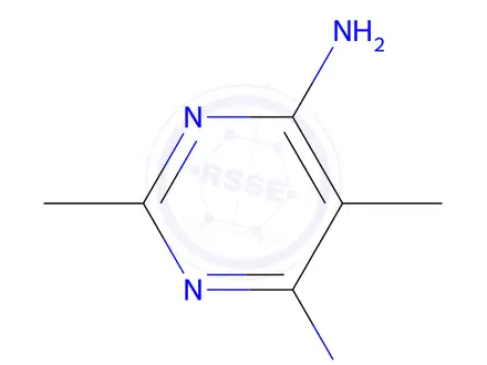 Chemical structure of Pyrimidine, 4,6-diamino-2,5-dimethyl-(7CI,8CI)