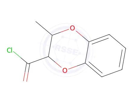 Chemical structure of 3-methyl-2,3-dihydro-1,4-benzodioxine-2-carbonyl chloride